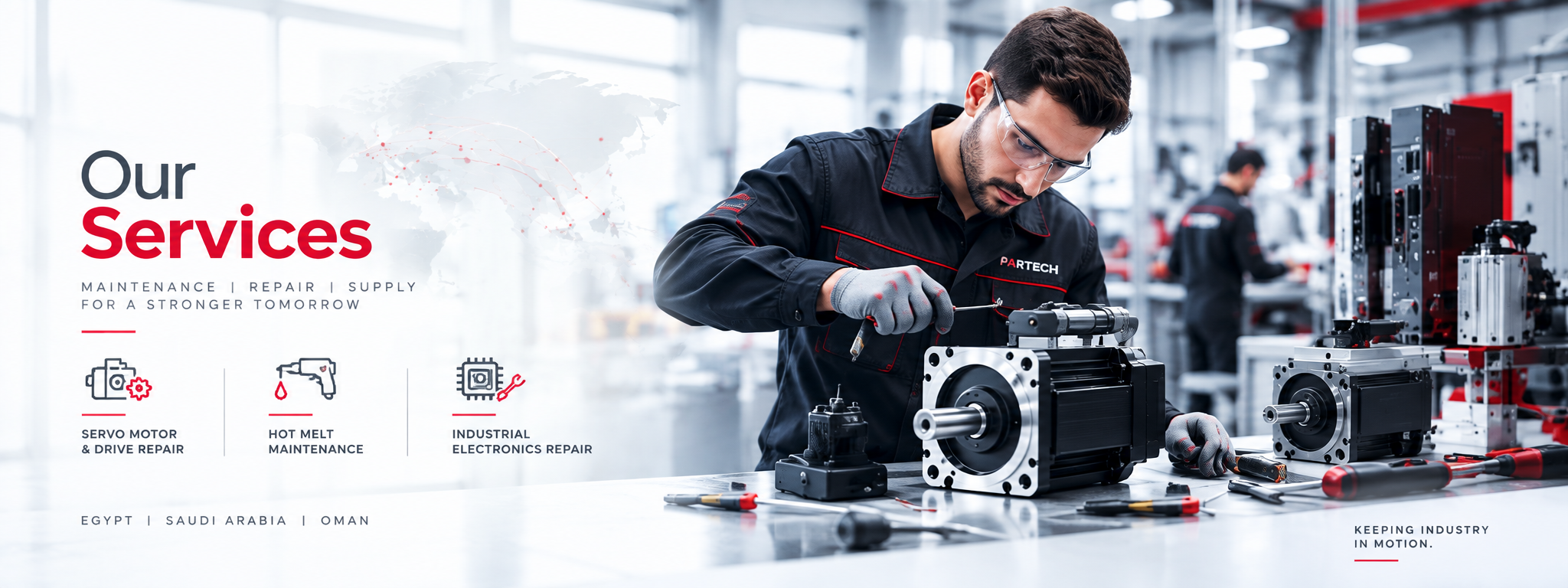 Partech industrial technical services and engineering maintenance